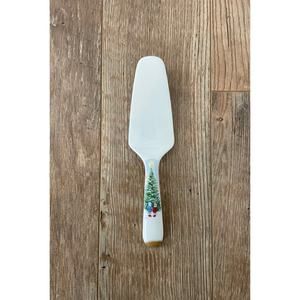Mikasa Merry Christmas Cake Server CAF02/711 Bone China Retired
